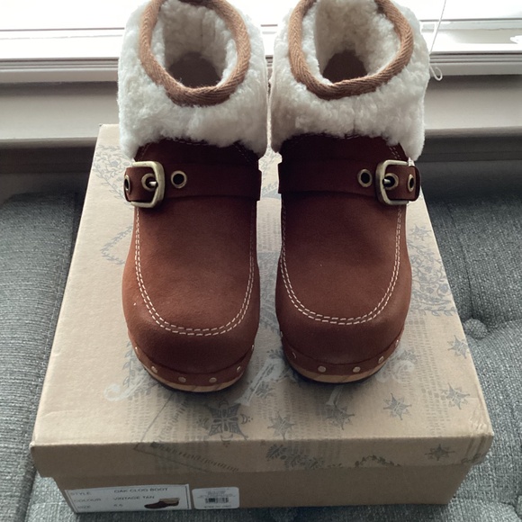 Free People Oak Genuine Shearling Clog Boot (Women) 6.5M - Picture 6 of 13